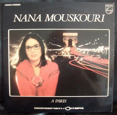 Nana Mouskouri / A Paris - Enregistrement Public A L'Olympia - 2LP Used
