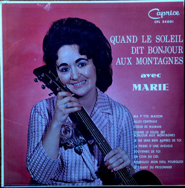 Marie / Quand Le Soleil Dit Bonjour Aux Montagnes - LP (used)