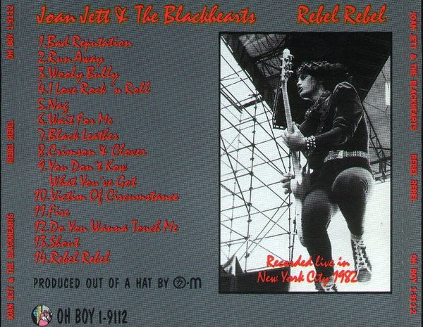Joan Jett & The Blackhearts / Rebel Rebel - CD (Used)