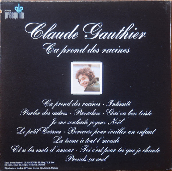 Claude Gauthier / Ça Prends Des Racines - LP Used