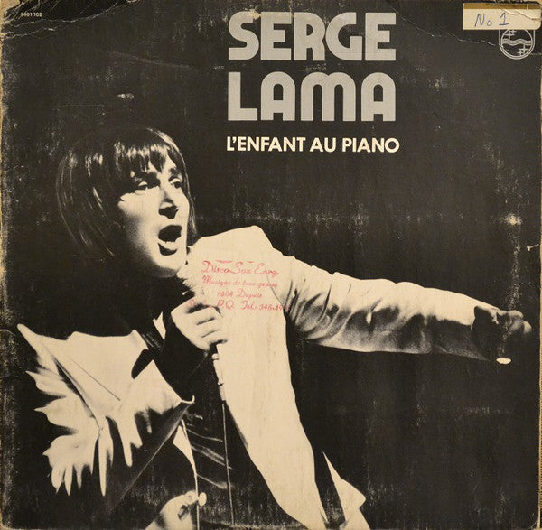 Serge Lama / L'Enfant Au Piano - LP (Used)