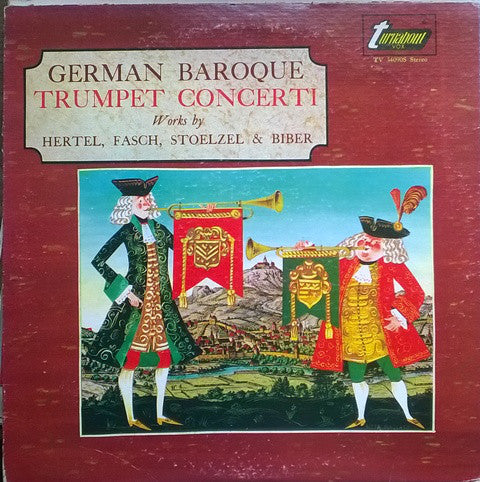 Hertel*, Fasch*, Stoelzel* & Biber* / German Baroque Trumpet Concerti - LP (used)