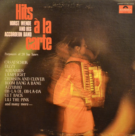 Horst Wende And His Accordeon Band* / Hits À La Carte - LP (used)