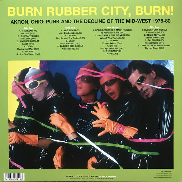 Various / Punk 45 Burn Rubber City, Burn! - 2LP