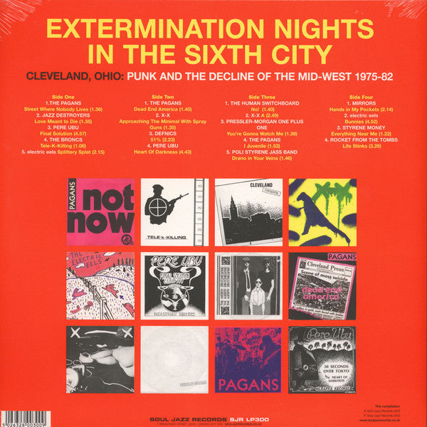 Various / Punk 45: Extermination Nights In The Sixth City! Cleveland, Ohio : Punk And The Decline Of The Mid West 1975 - 82 - 2LP