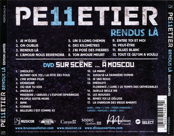Bruno Pelletier / Rendus Là - CD (Used)