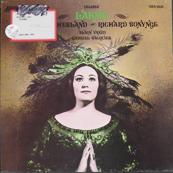 Delibes*, Joan Sutherland / Lakmé - 3LP Used BOX
