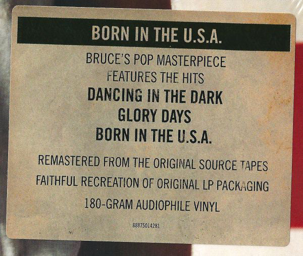 Bruce Springsteen / Born In The U.S.A. - LP