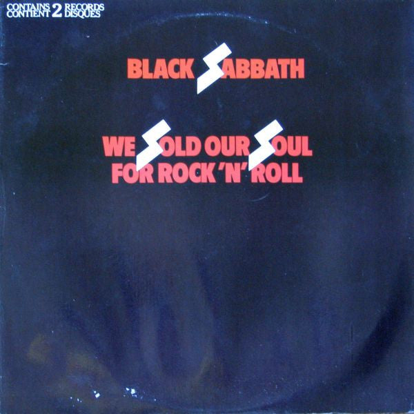 Black Sabbath / We Sold Our Soul For Rock 'N' Roll - 2LP Used