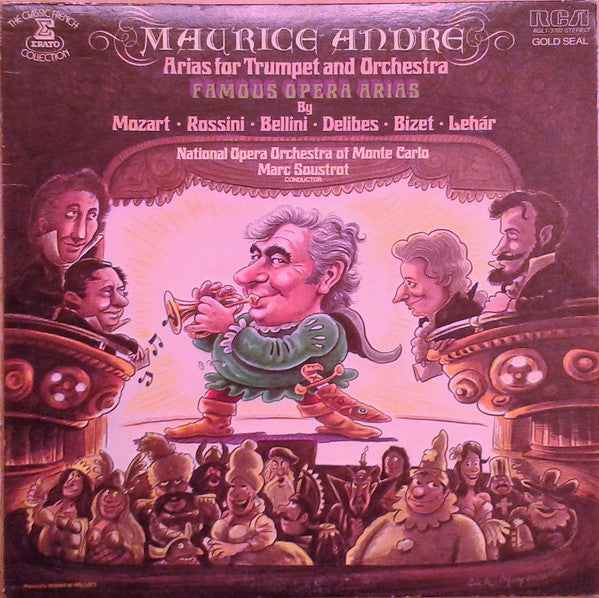 Maurice André With National Opera Orchestra Of Monte Carlo* Conducted By Marc Soustrot / Arias For Trumpet And Orchestra - LP Used