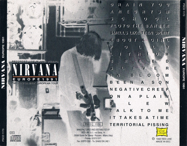 Nirvana / Europe 1991 - CD (Used)