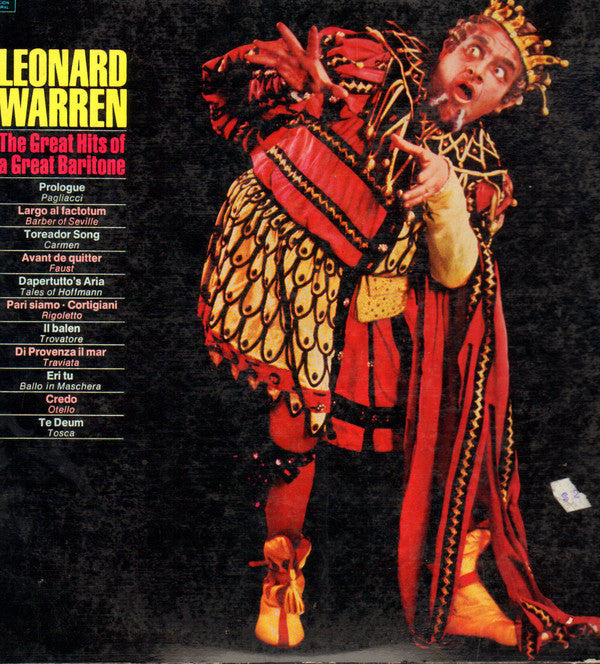 Leonard Warren / The Great Hits Of A Great Baritone - LP Used
