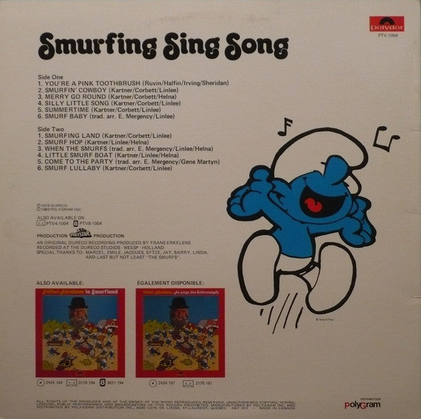 The Smurfs / Smurfing Sing Song - LP USED