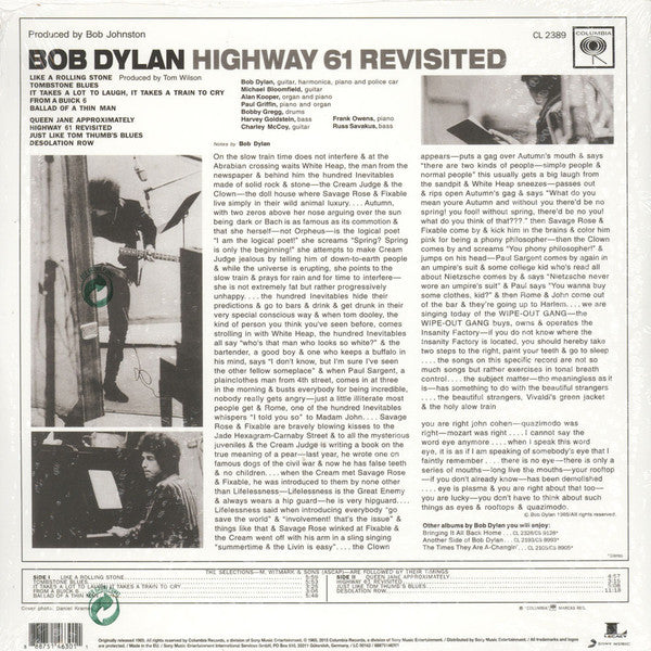 Bob Dylan / Highway 61 Revisited - LP