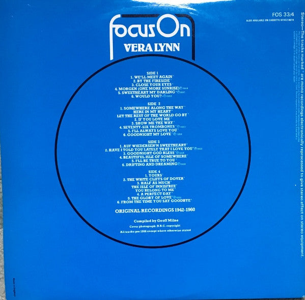 Vera Lynn / Focus On Vera Lynn - LP USED