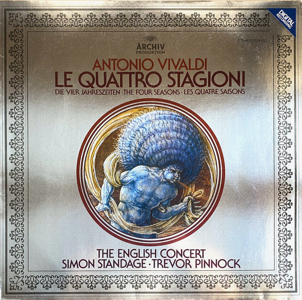 Antonio Vivaldi, The English Concert, Simon Standage, Trevor Pinnock / Le Quattro Stagioni, Die Vier Jahreszeiten, The Four Seasons, Les Quatre Saisons - LP (used)