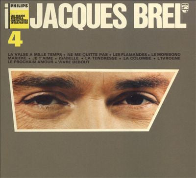 Jacques Brel / N° 4: Les Grands Auteurs & Compositeurs Interpretes - LP USED