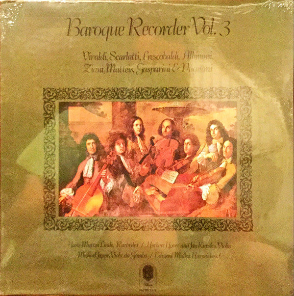 Hans-Martin Linde, Herbert Höver, Jan Kupsky, Michael Jappe, Eduard Müller / Baroque Recorder Vol. 3 - LP Used