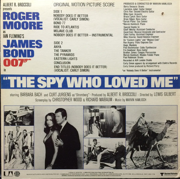 Marvin Hamlisch / The Spy Who Loved Me (Original Motion Picture Score) - LP USED