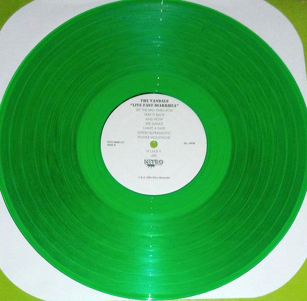 The Vandals / Live Fast Diarrhea - LP GREEN