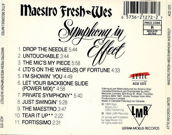 Maestro Fresh-Wes / Symphony in Effect - CD (Used)