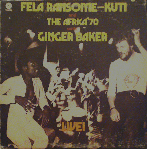 Fela Ransome-Kuti And The Africa '70 With Ginger Baker / Live! - LP Occasion