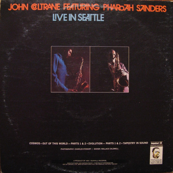 John Coltrane Featuring Pharoah Sanders / Live In Seattle - LP (Occasion)