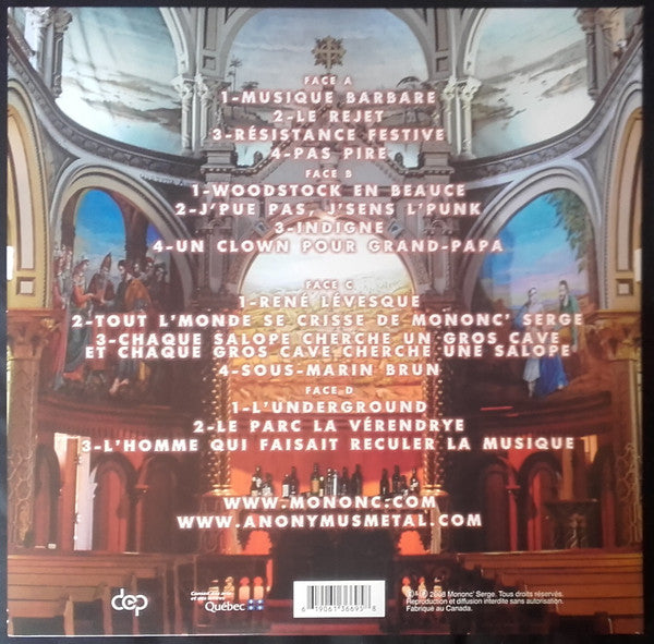 Mononc' Serge & Anonymus / Musique Barbare - 2LP