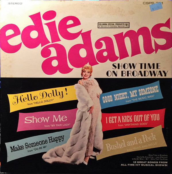 Edie Adams – Show Time On Broadway - LP Used