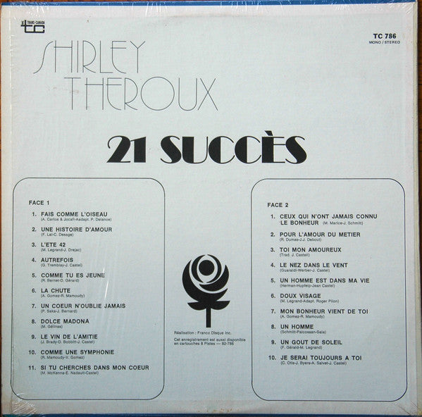 Shirley Théroux / 21 Succès - LP USED