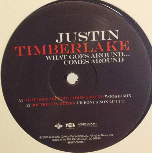 Justin Timberlake / What Goes Around... Comes Around - LP 12'' Used