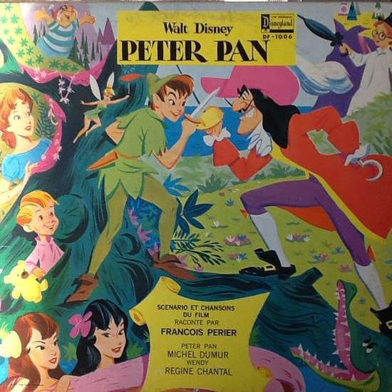 François Périer, Michel Dumur, Régine Chantal / Peter Pan - LP d'occasion