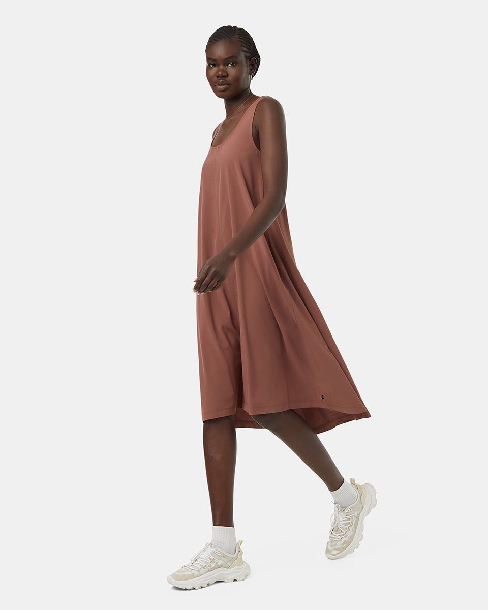 InMotion Sleeveless Midi Dress