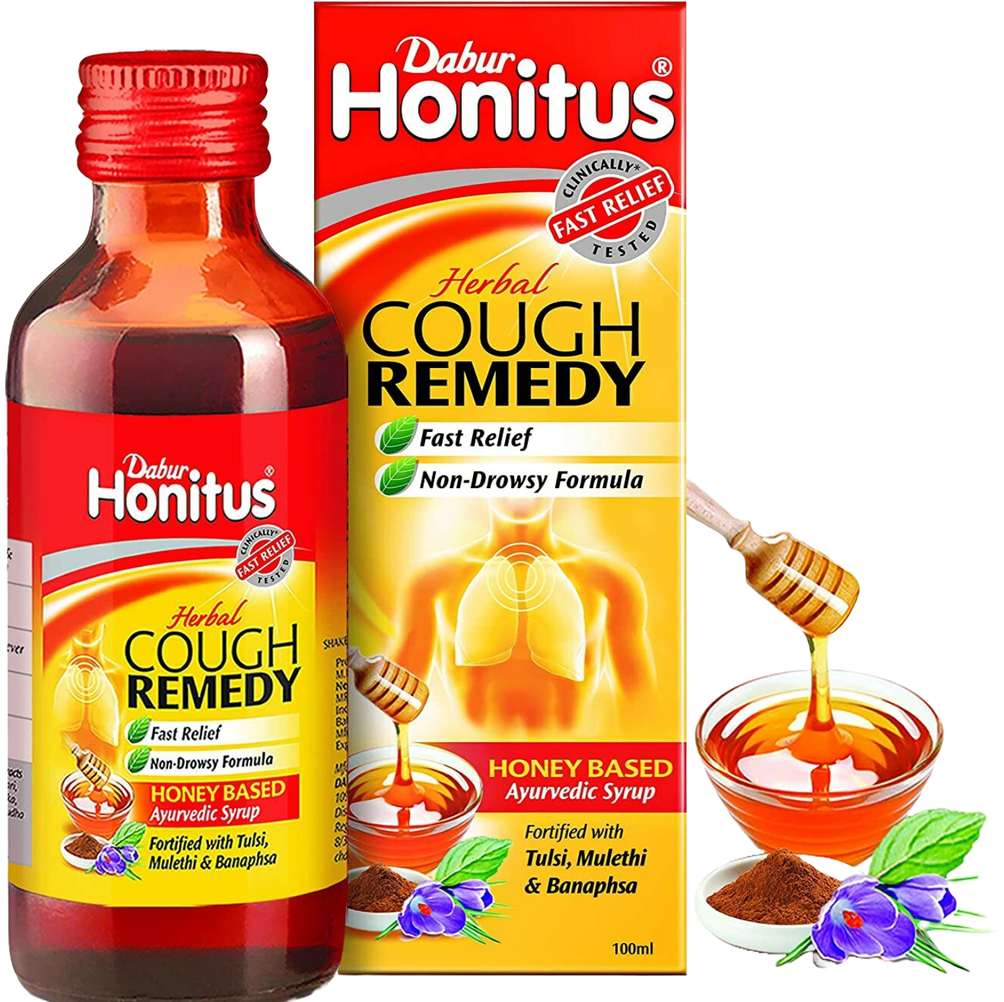 Dabur Honitus Herbal Cough Remedy 100ml