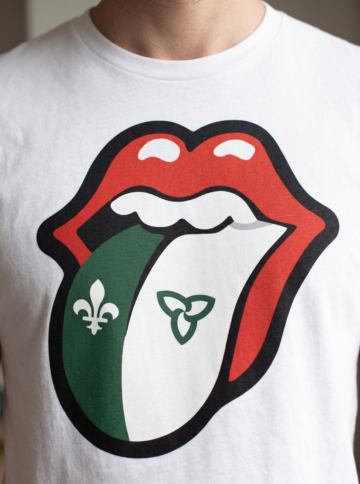 Rock Ta Langue - Franco-Ontarien Shirt - White