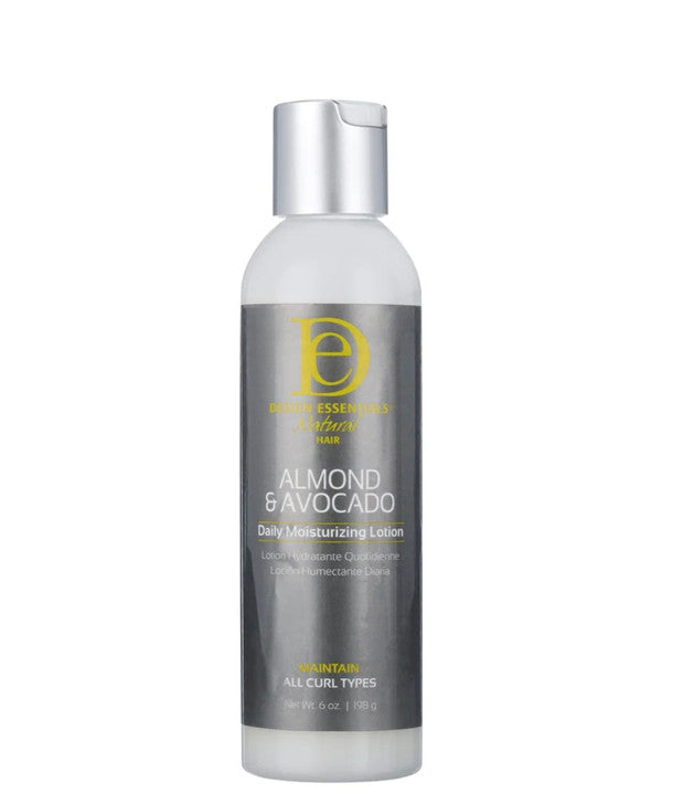 DESIGN ESSENTIALS LAIT QUOTIDIEN HYDRATANT AMANDE ET AVOCAT 177ML