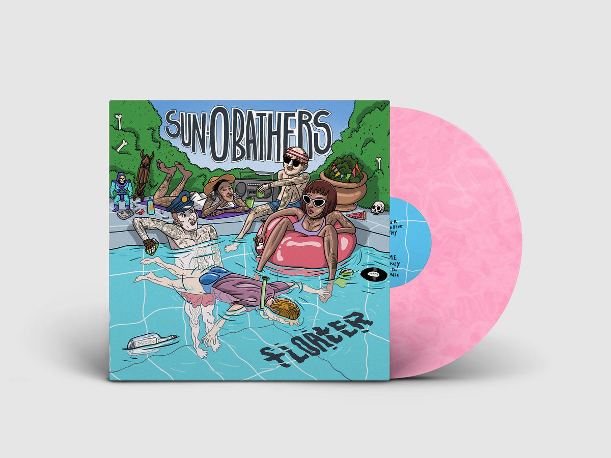 Sun-0-Bathers / Floater (Rosa opaque) - LP Used