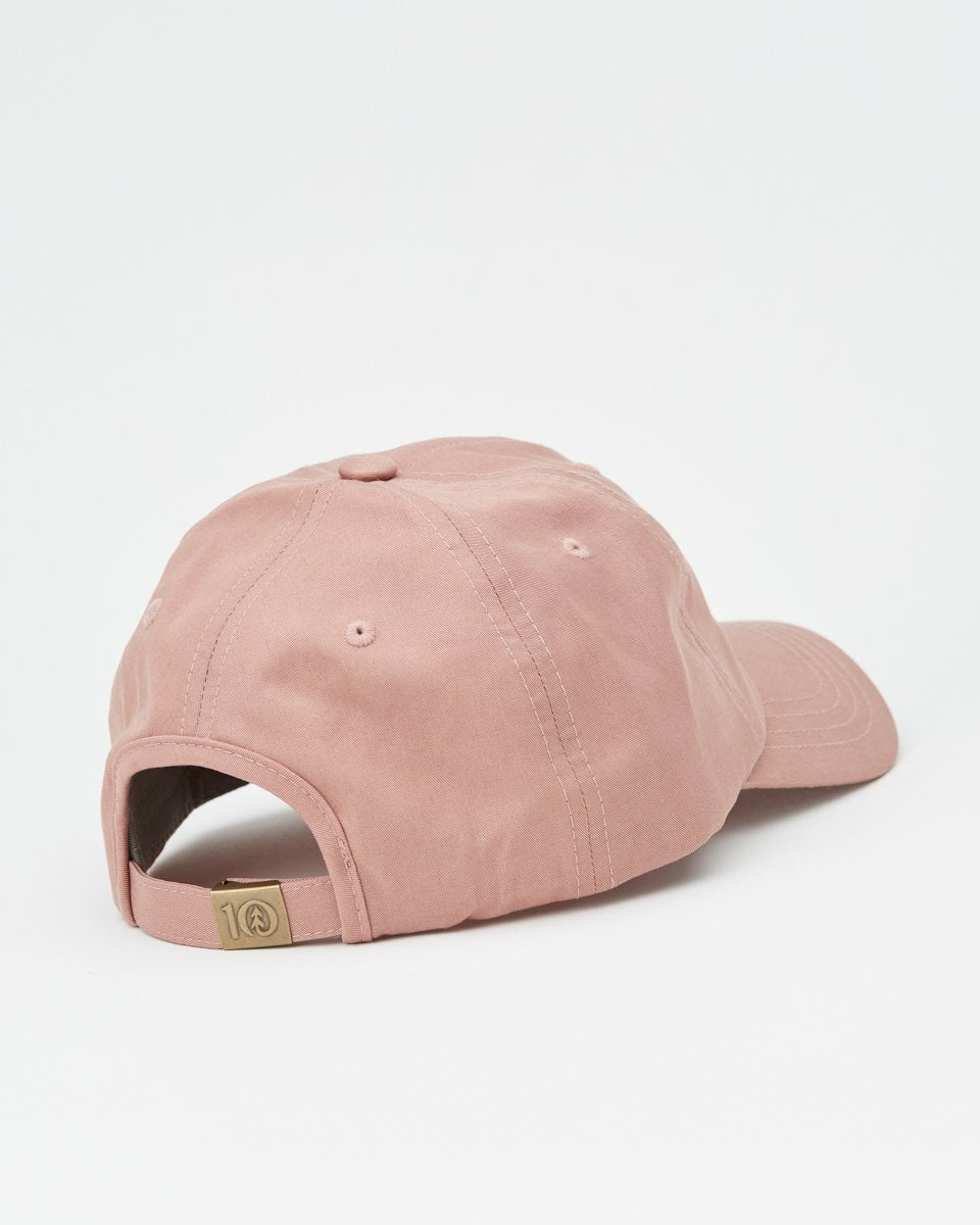 Tree Embroidery Tencel Peak Hat