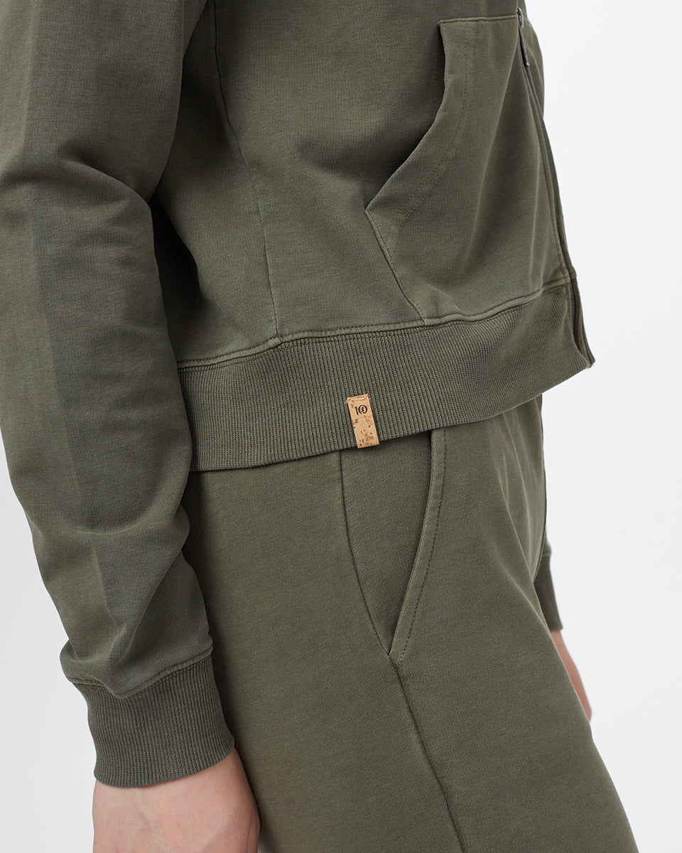 French Terry Zip Hoodie