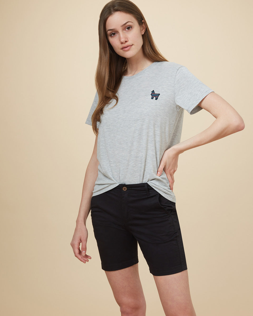 Peru Embroidered Llama T-Shirt