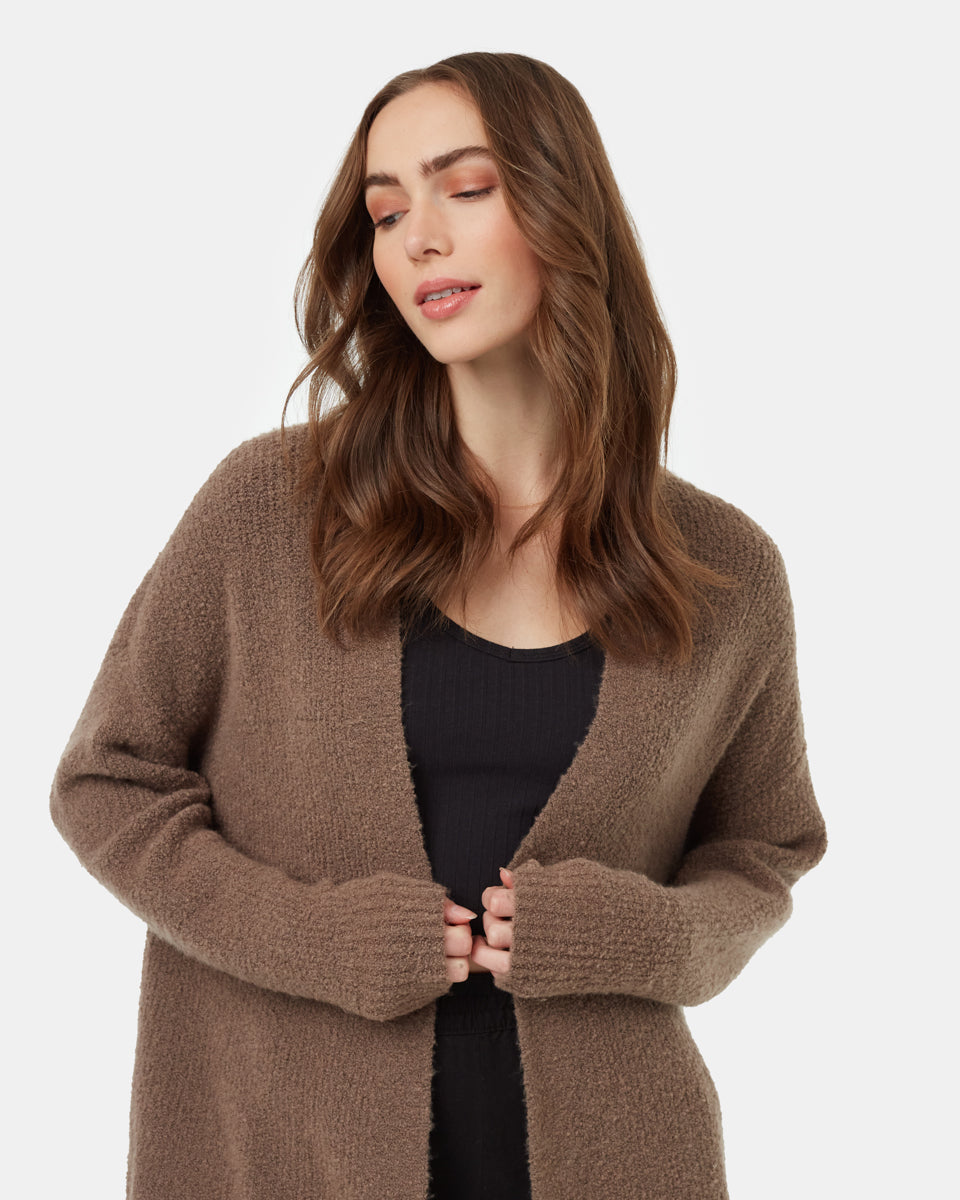Highline Fuzzy Open Cardigan