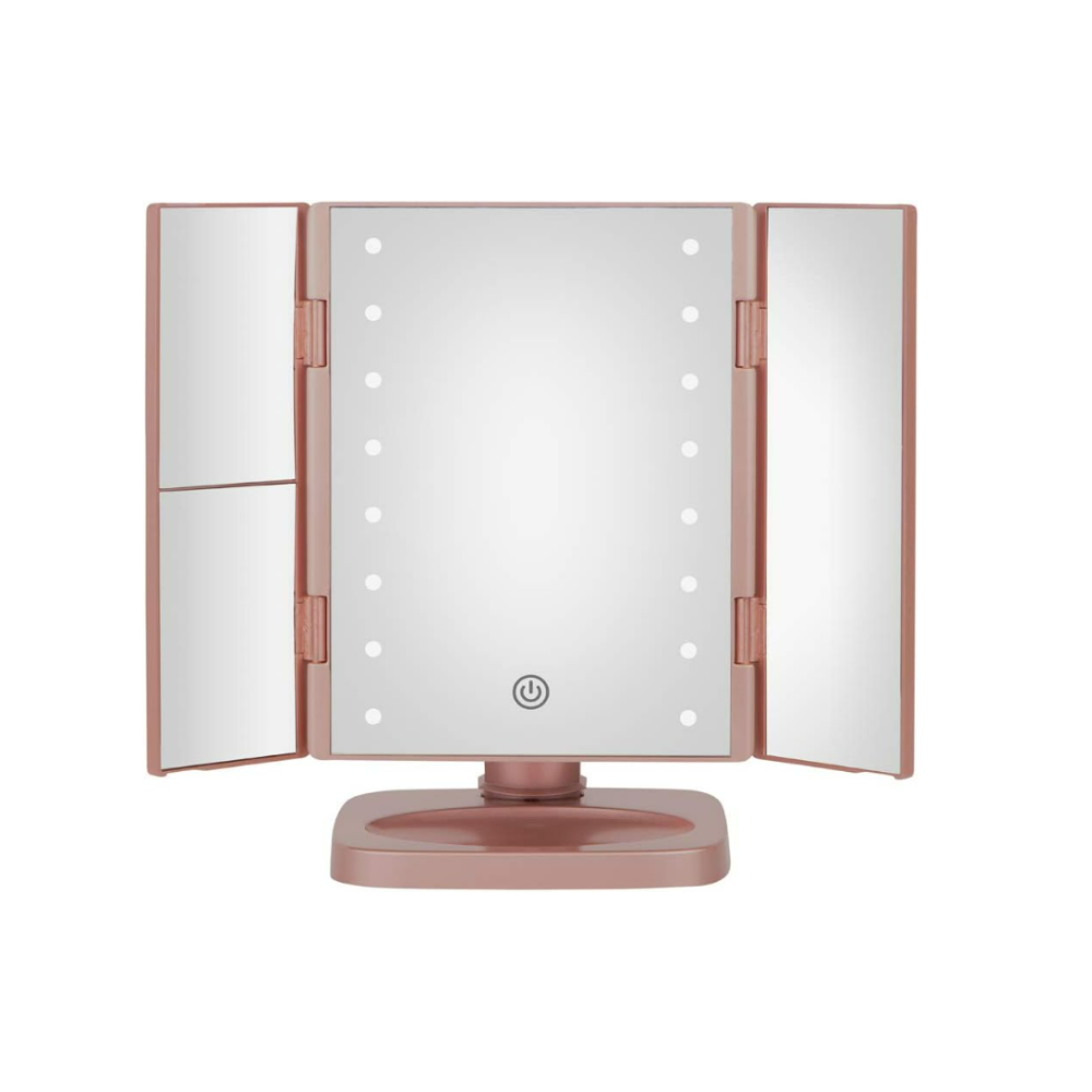 Miroir de maquillage triple de Conair avec éclairage DEL