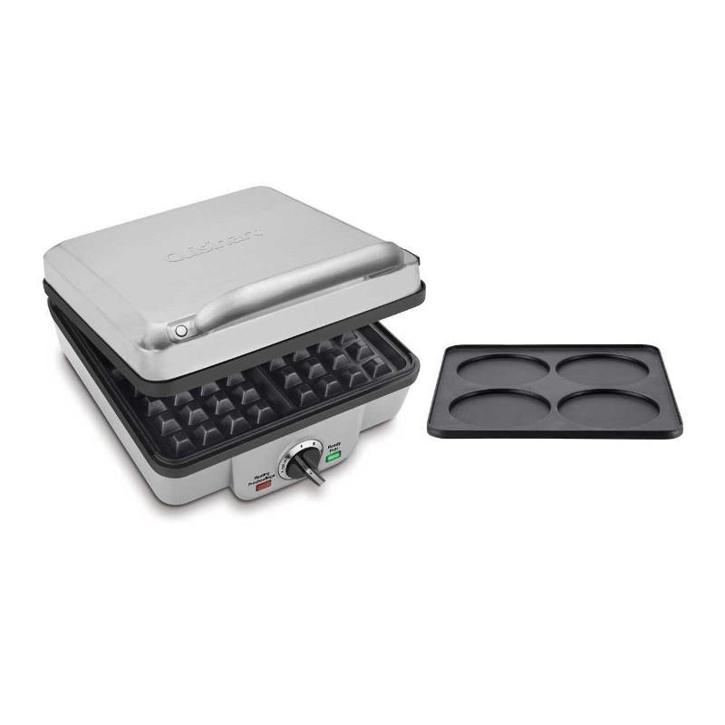 CUISINART 4 Slice Square Waffle Maker - Refurbished with Cuisinart Warranty - WAF350