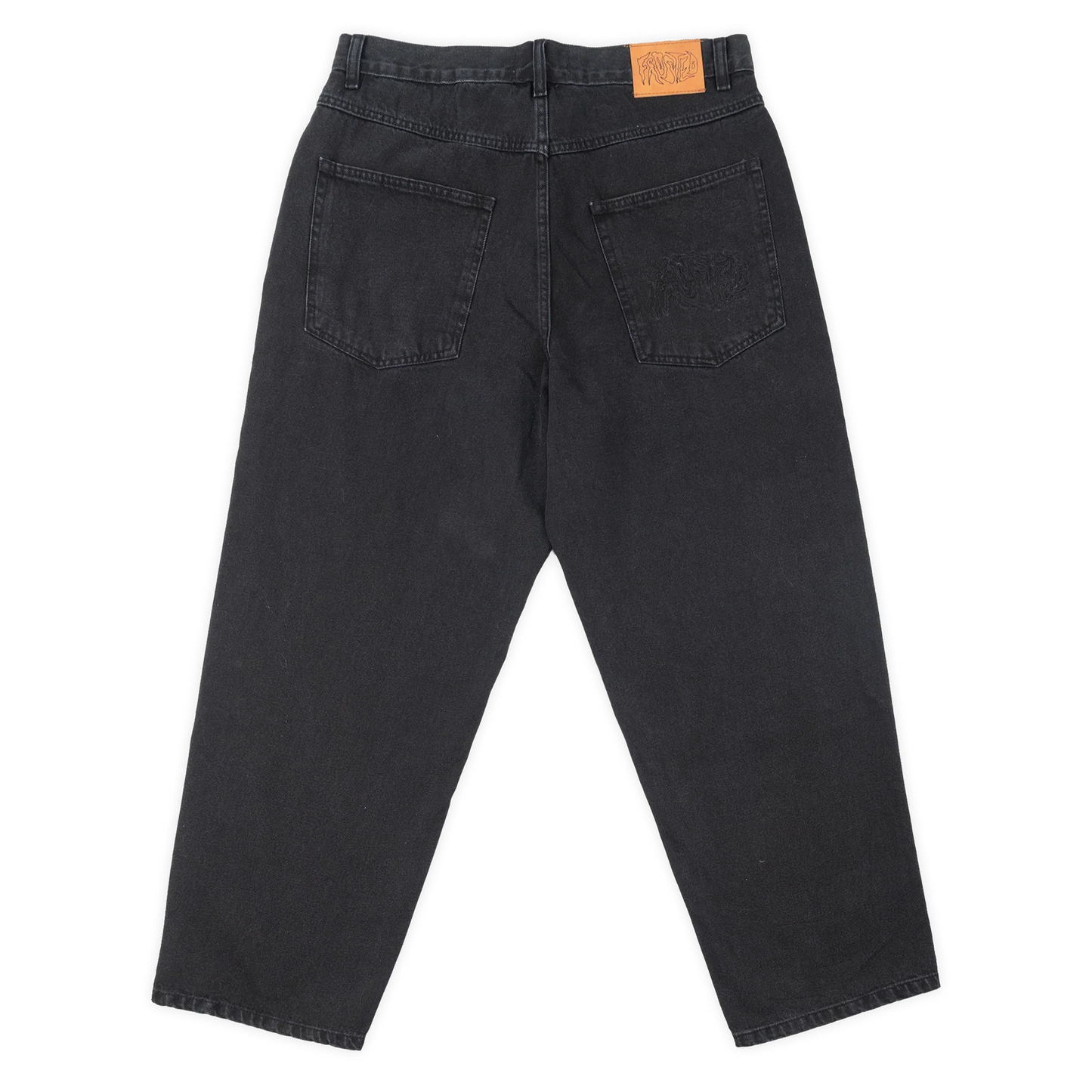 Frosted Skateboards 'Wavy Classic' Baggy Pants - Faded Black