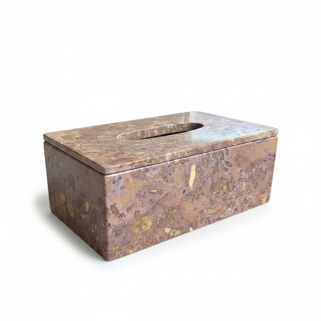 Marble tissue box