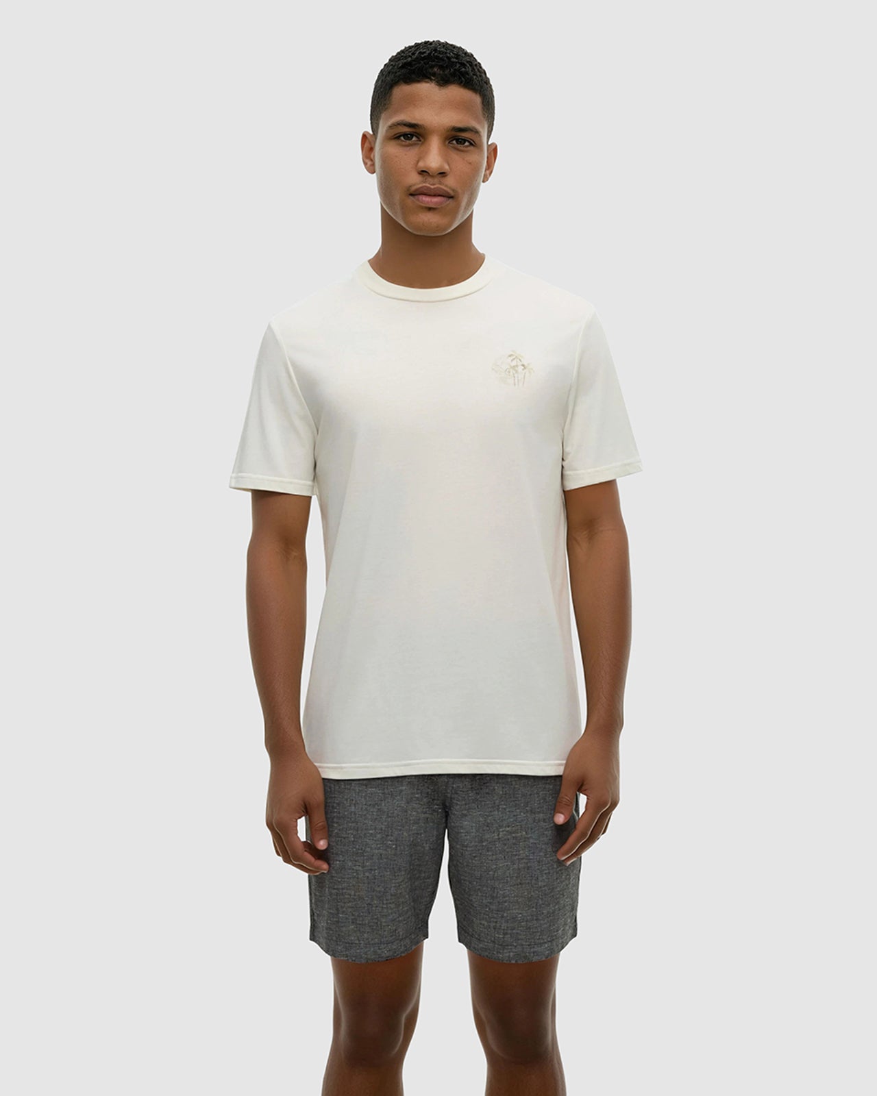 Haiti Palm Overlay T-Shirt