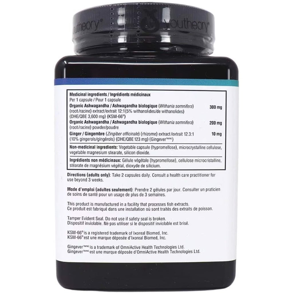 Youtheory ASHWAGANDHA, 60 VCaps