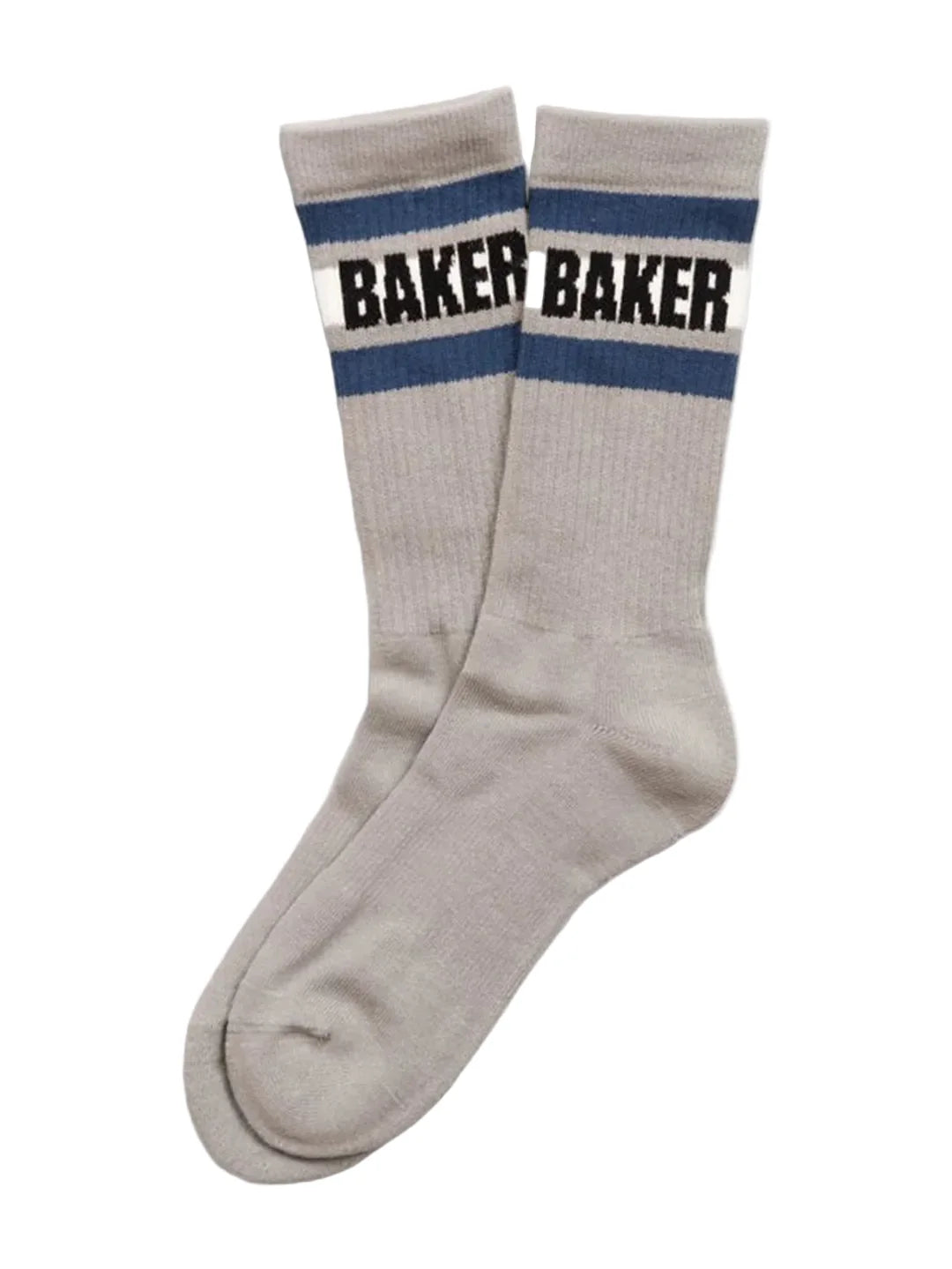 Baker 'Bakersfield' Crew Socks - Grey