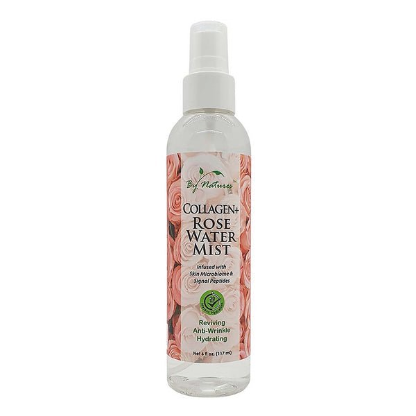BRUME À L'EAU DE ROSE AU COLLAGÈNE BY NATURES 6 OZ