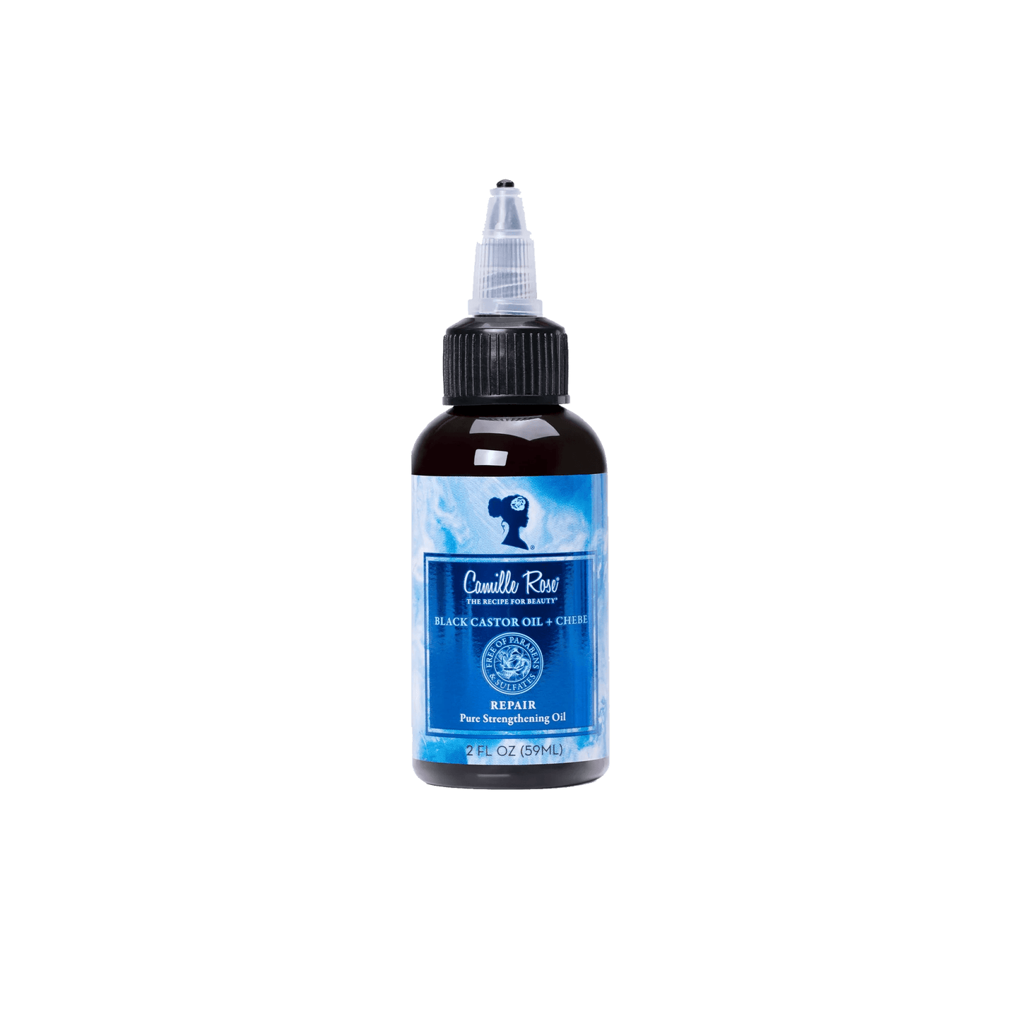 CAMILLE ROSE Huile Réparatrice Huile de Ricin Noire + Chebe 59 ml